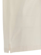 White Polyester Polo Shirt