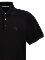 Black Polyester Polo Shirt