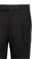 Black Virgin Wool Dress Pants