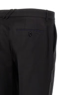 Black Virgin Wool Dress Pants