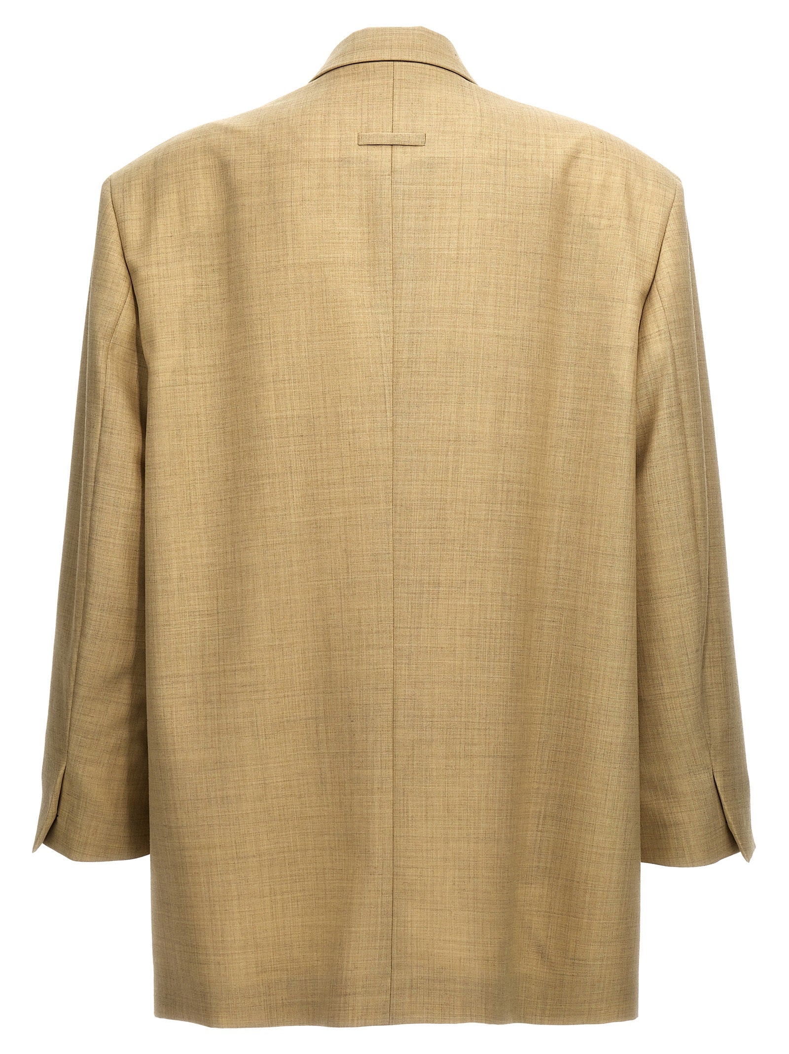 Beige Wool Blazer