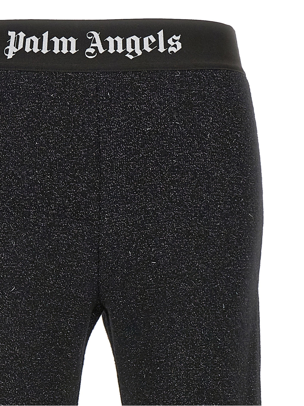 Black Viscose Flared Pants