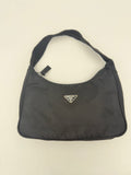 Bicolor Nylon Handbag