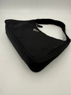 Bicolor Nylon Handbag