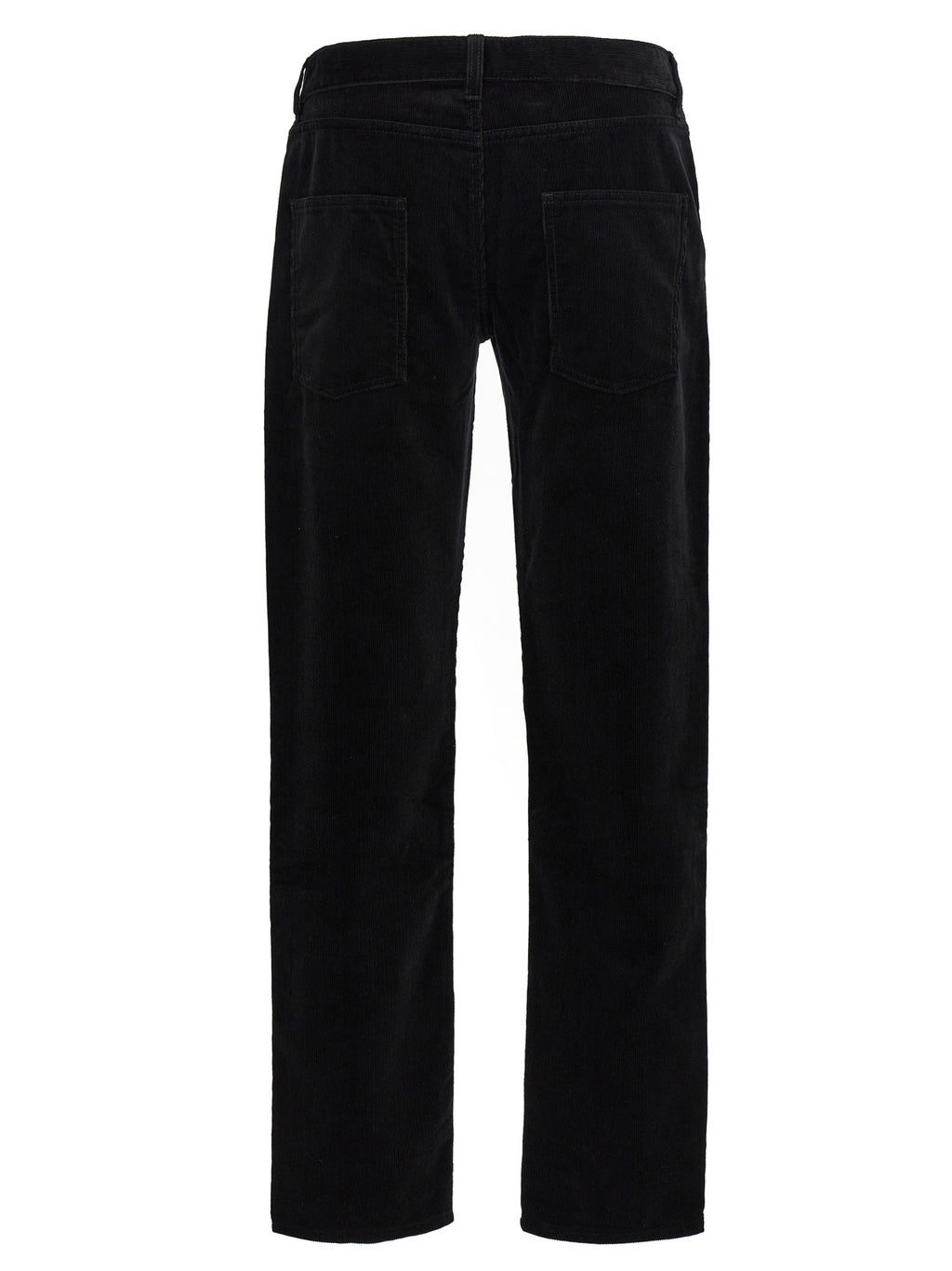 Black Cotton Casual Pants
