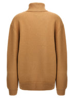 Beige Virgin Wool Cardigan