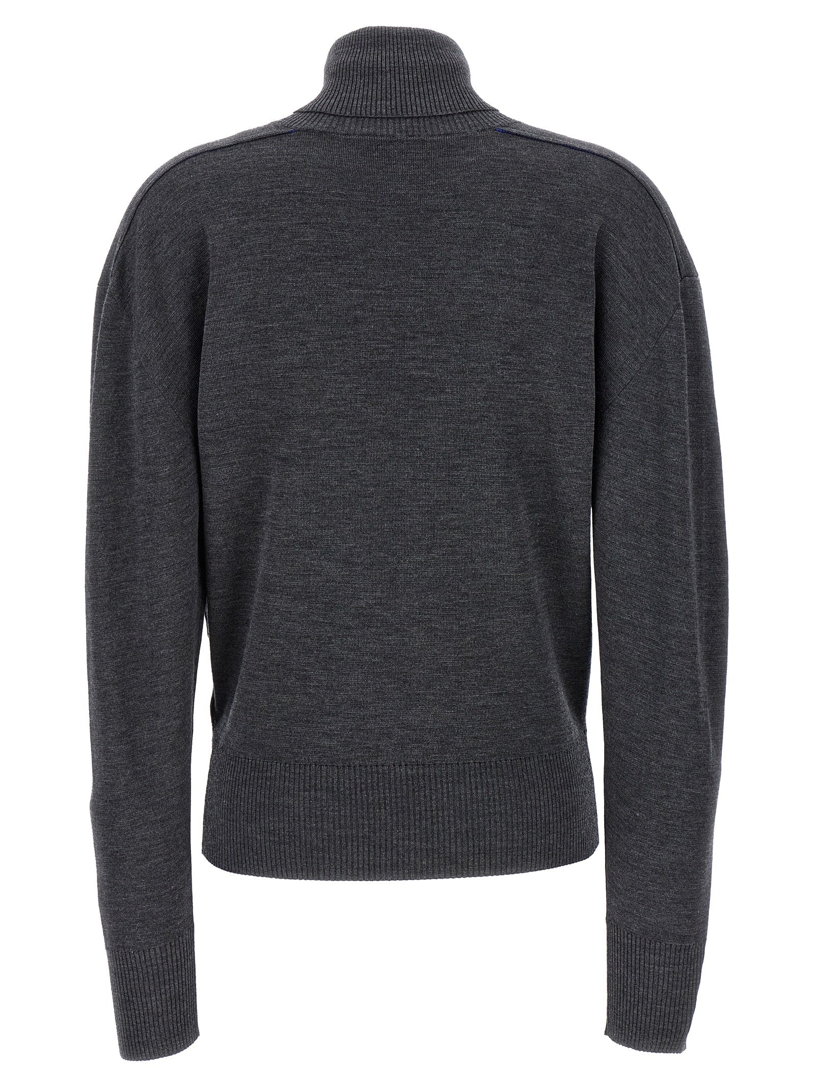 Gray Wool Cardigan