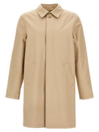 Beige Cotton Coat