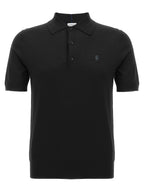 Black Wool Polo Shirt