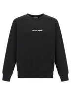 Black Cotton Sweatshirt