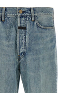 Blue Cotton Jeans Denim