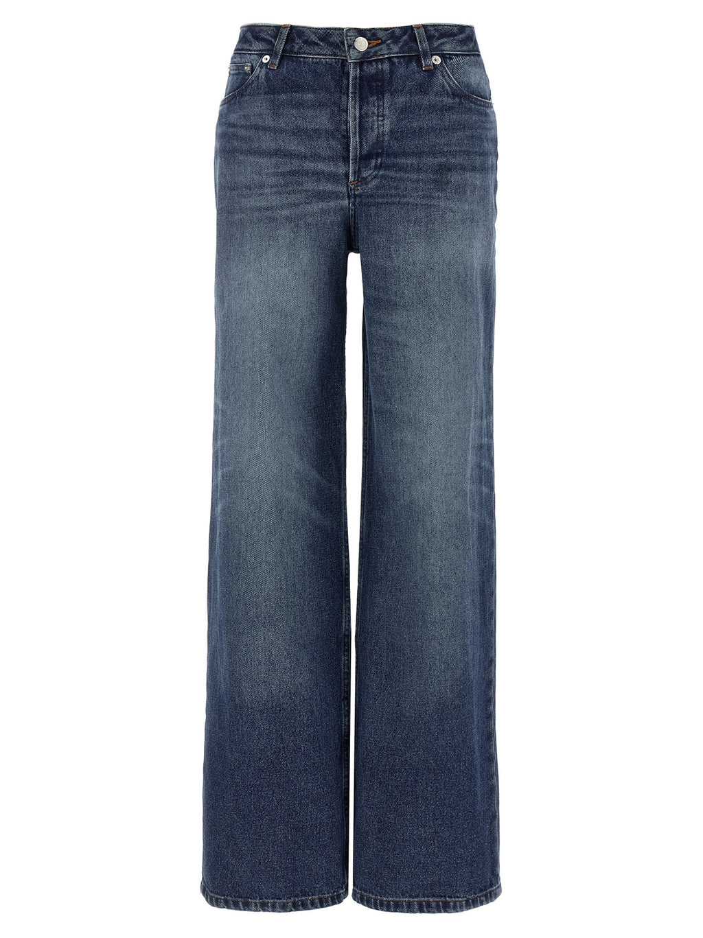 Blue Cotton Jeans Denim