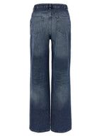 Blue Cotton Jeans Denim
