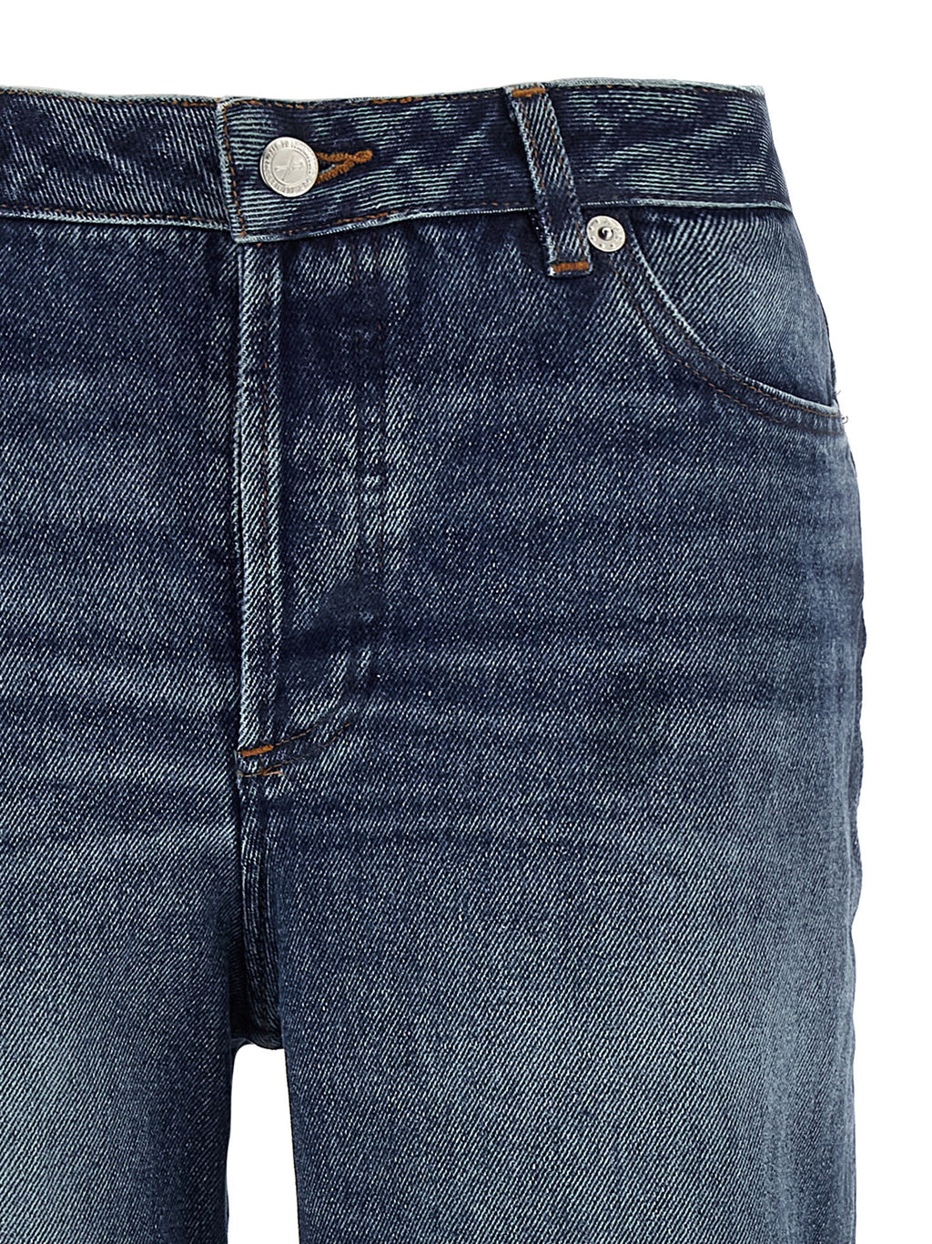 Blue Cotton Jeans Denim