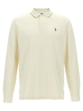 Beige Cotton Polo Shirt