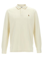 Beige Cotton Polo Shirt