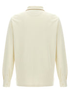 Beige Cotton Polo Shirt