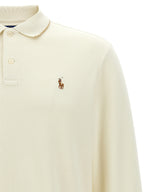 Beige Cotton Polo Shirt