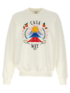 White Cotton Sweatshirt