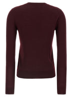 Bordeaux Virgin Wool Cardigan