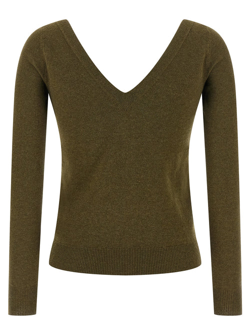 Bicolor Cashmere Cardigan