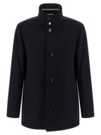 Blue Wool Coat