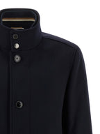 Blue Wool Coat