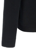 Black Merino Wool Cardigan