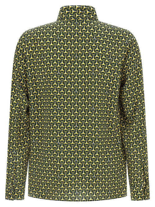 Bicolor Silk Blouse