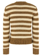 Brown Virgin Wool Cardigan