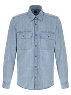 Blue Cotton Blouse