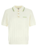 White Cotton Polo Shirt
