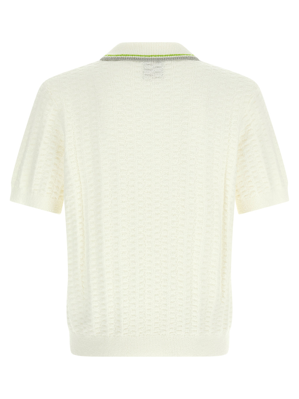 White Cotton Polo Shirt