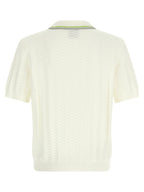 White Cotton Polo Shirt