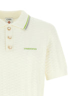 White Cotton Polo Shirt