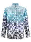 Blue Cotton Shell Jacket