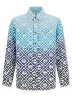 Blue Cotton Shell Jacket