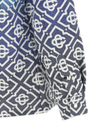 Blue Cotton Shell Jacket