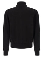 Black Cotton Cardigan