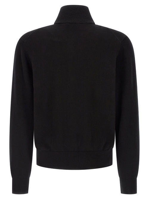 Black Cotton Cardigan