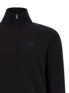 Black Cotton Cardigan