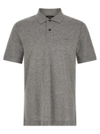 Gray Cotton Polo Shirt