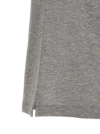 Gray Cotton Polo Shirt