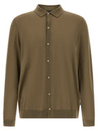 Bicolor Virgin Wool Polo Shirt
