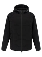 Black Polyester Shell Jacket