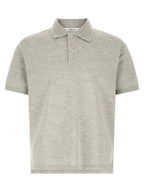Gray Cotton Polo Shirt