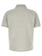 Gray Cotton Polo Shirt