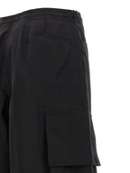 Black Polyamide Casual Pants