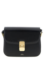 Black Cowhide Crossbody Bag