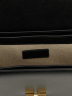Black Cowhide Crossbody Bag